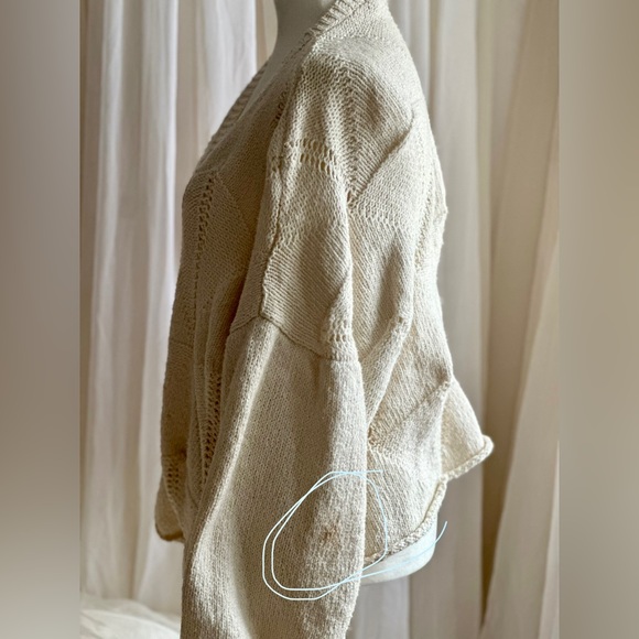 FOR LIVING IN: Peruvian Patchwork GrandamaCore Cardigan Ethical Item - Picture 12 of 13